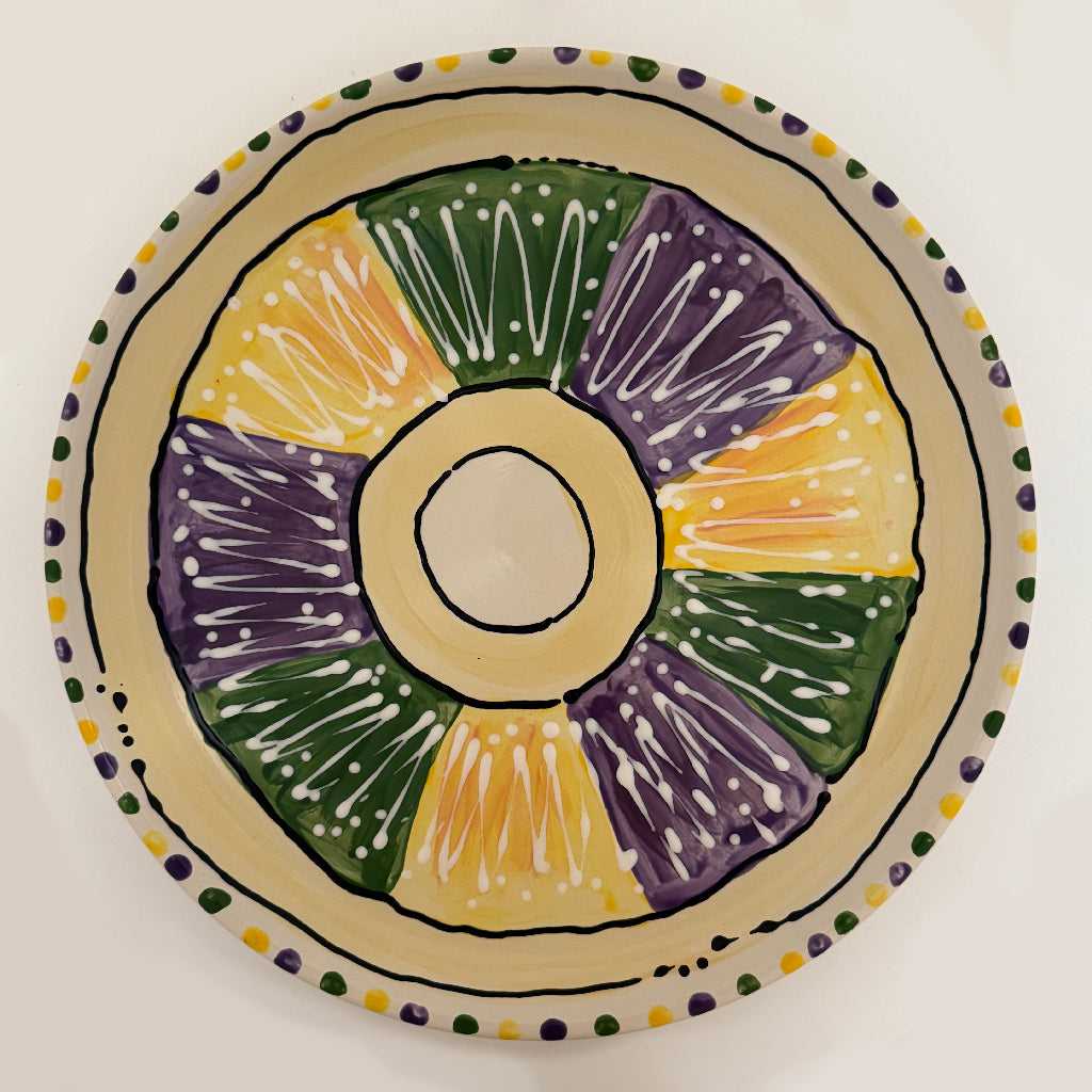 King Cake Plate