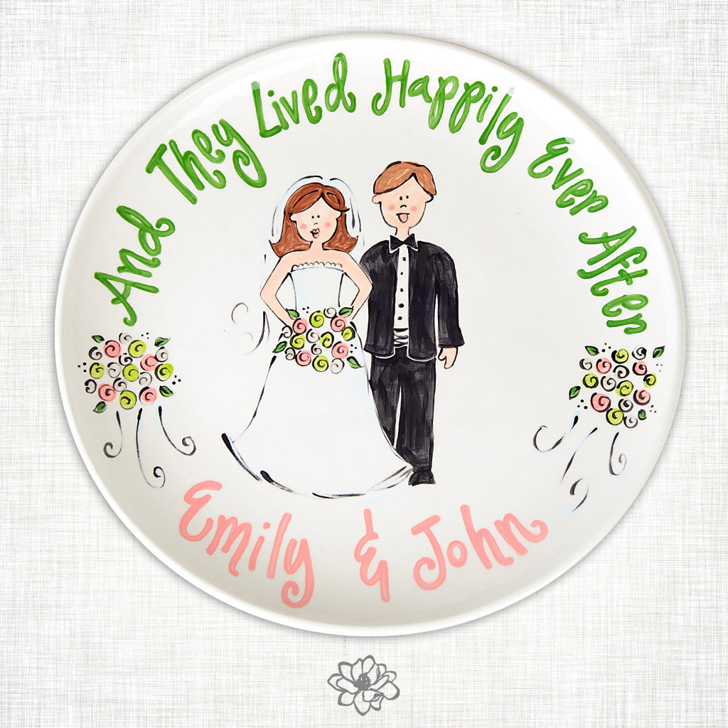 Personalised Wedding Gift Plate By Sparkle Ceramics
