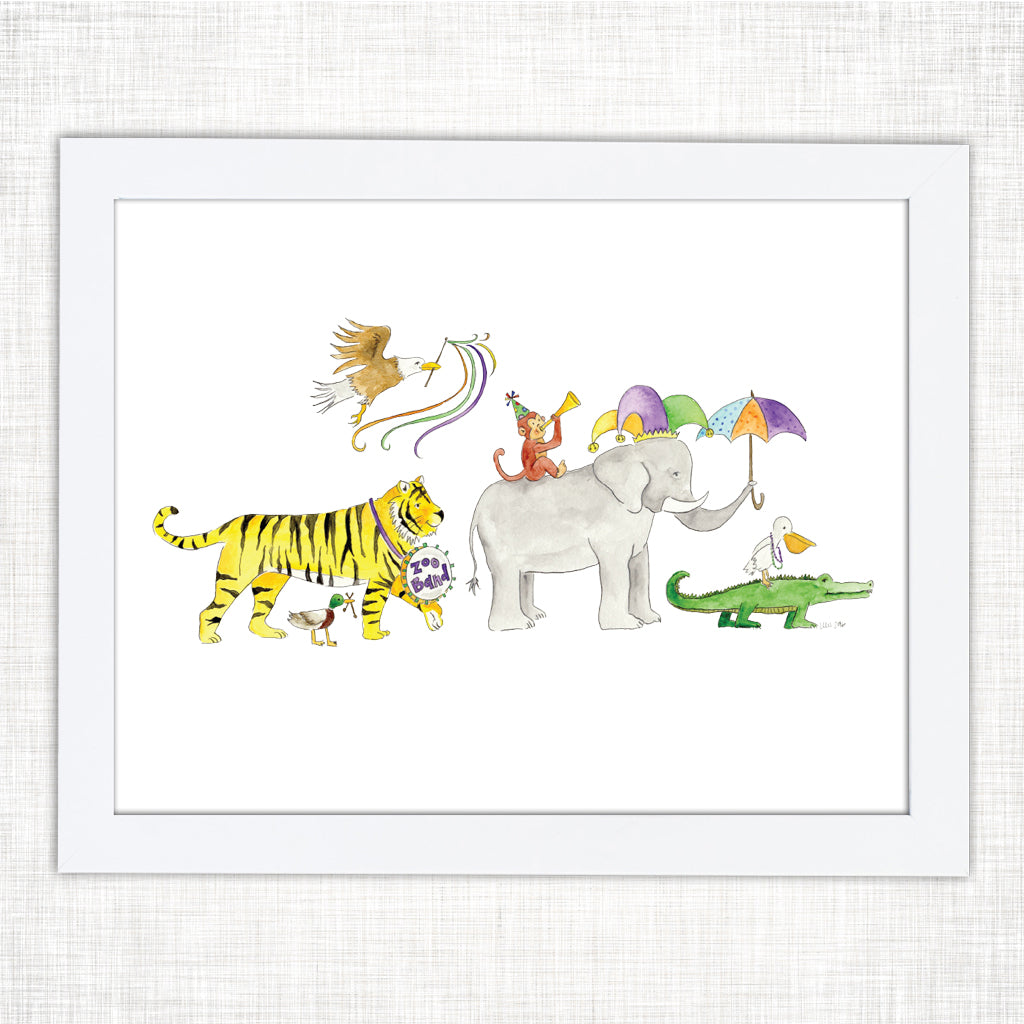 Zoo Band Art Print